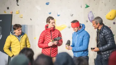 Adam Ondra präsentiert den neuen LaSpo Kletterschuh