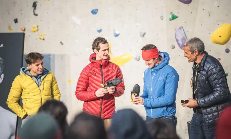 Adam Ondra präsentiert den neuen LaSpo Kletterschuh