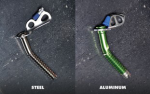 Eisschrauben Aluminium Stahl