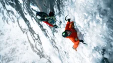 Eisklettern am Grödner Joch