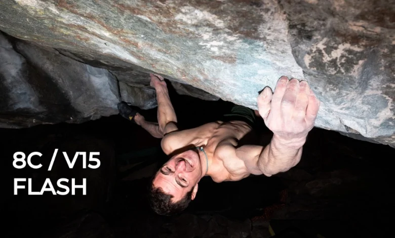 adam ondra 8c flash