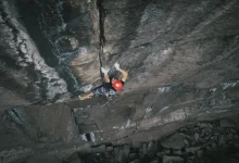 Black Diamond Christian Adam Klettern in Norwegen