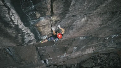 Black Diamond Christian Adam Klettern in Norwegen